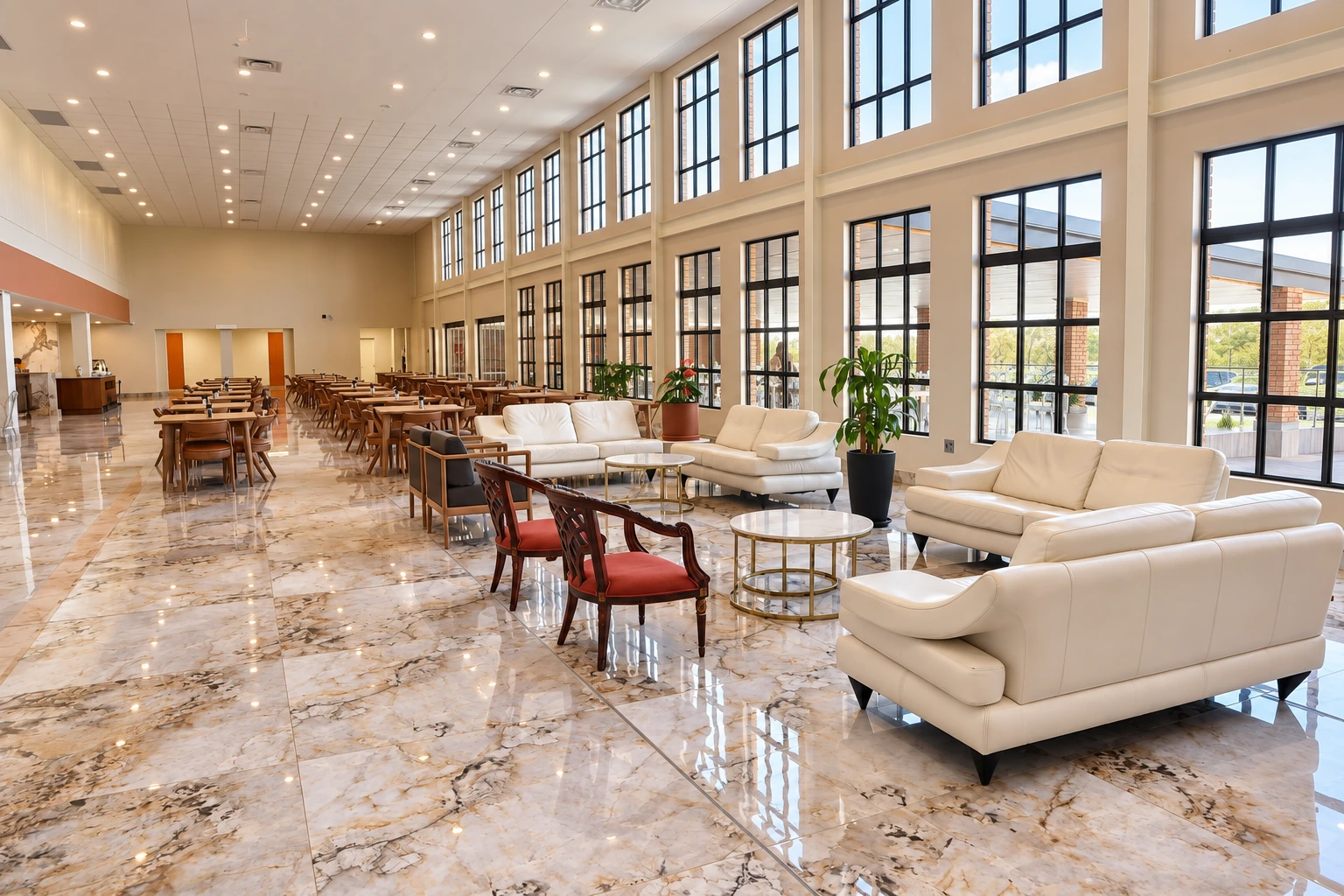 Karibu conference hospitality space